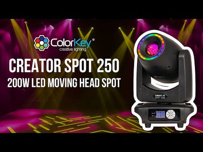 Colorkey Creator Spot 250 - 200W LED Moving Head Spot