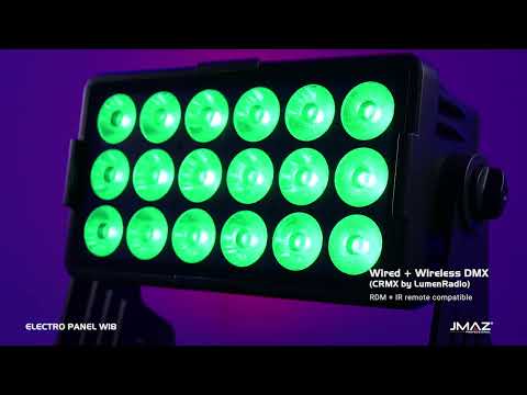 JMAZ Electro Panel W18 4Pack with Charging Road Case video