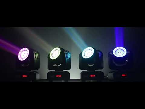 JMAZ CRAZY BEAM 40 FUSION - 60W RGBW LED Moving Head w/ Ring Effect
