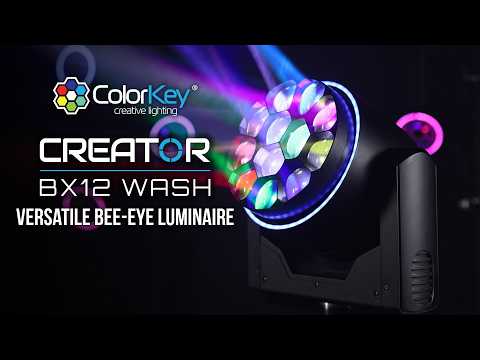Colorkey Creator BX12 Wash - 480W Bee-Eye LED Moving Head