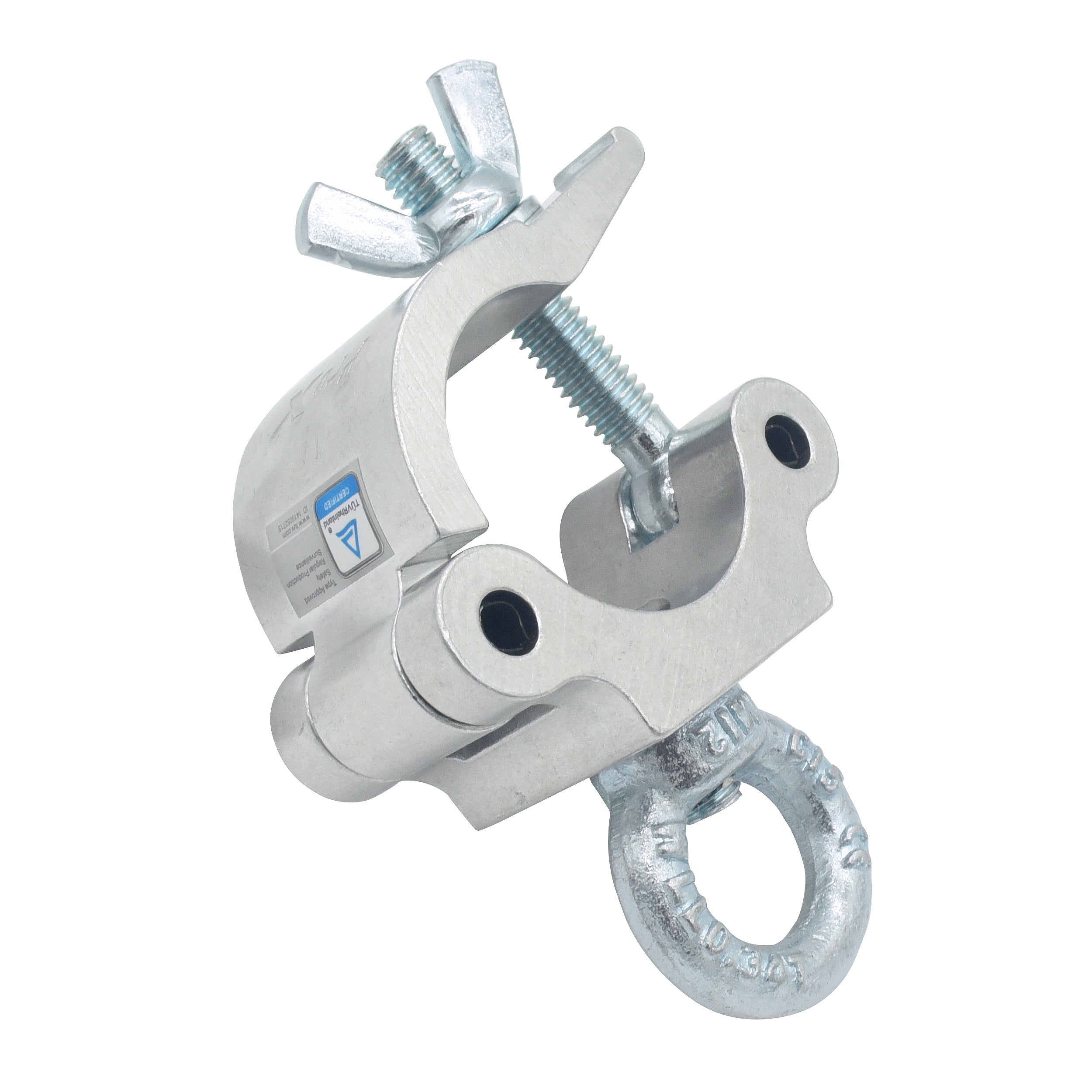 ProX T-C8 Pro Clamp w/ Eyebolt for 2" Truss Tube Capacity 750 lbs. — Aluminum