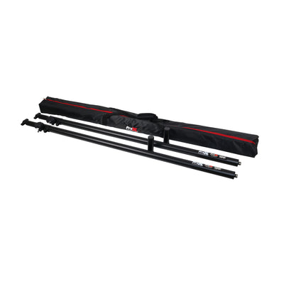 ProX Set of 2 Atlas Telescoping Poles Black 56"–96" Adjustable Height