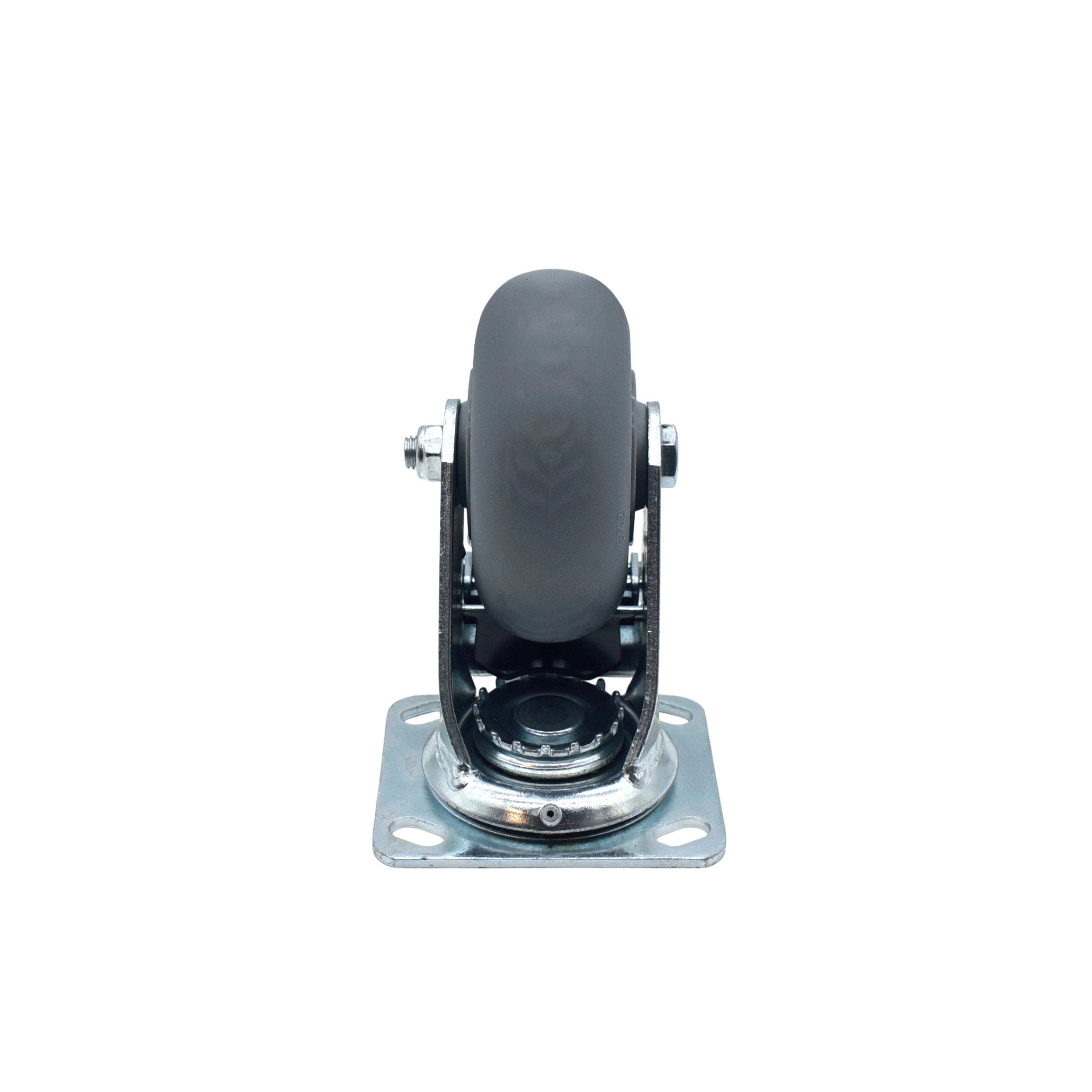 ProX Single Gray 5" Wheel Polyurethane Swivel Industrial Grade Locking Caster