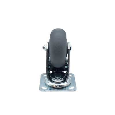 ProX Single Gray 5" Wheel Polyurethane Swivel Industrial Grade Locking Caster