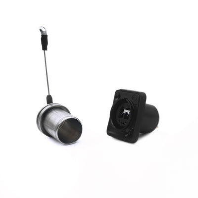 ProX Seetronic Dual-Channel Fiber Socket with Automatic Sealing Shutter (IP65 Rated)