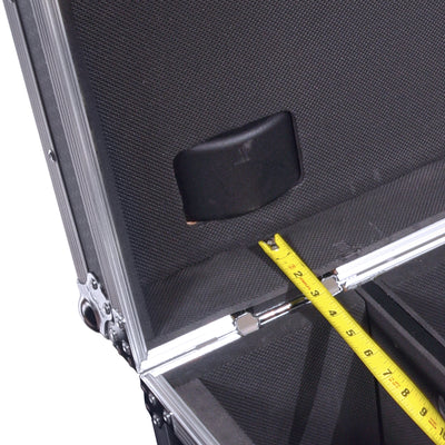 ProX Par Can Universal Utility Case 4" Wheels Will Hold 4 of 12" x12" Large or 8 of 12" x 5.5" Slim LED Par Lights