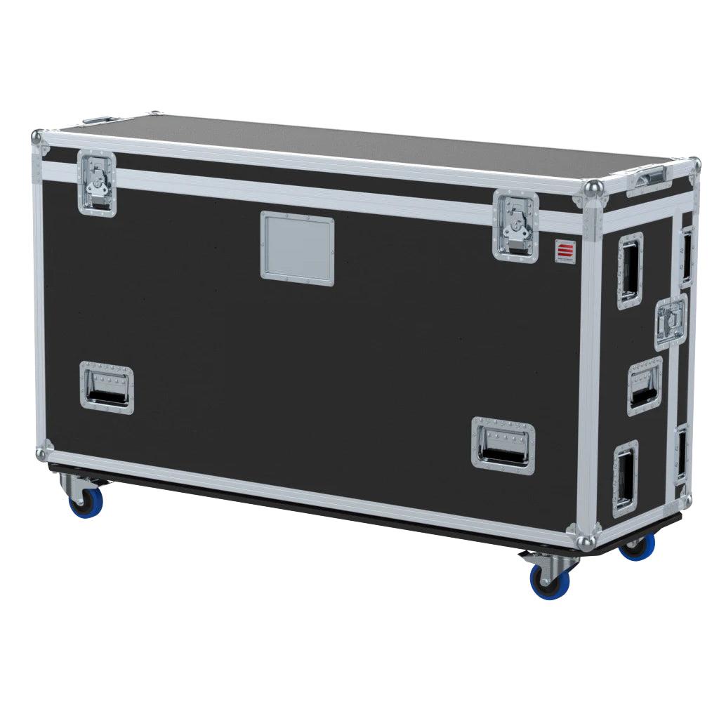ProX Flight case for Yamaha Rivage PM5 CS-R5 Audio Console Mixer with Doghouse and Wheels by Santosom