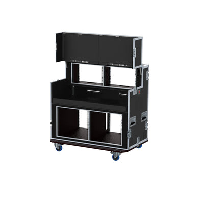 ProX Video Controller Regie 2x 24" Monitors + rack, 560-BRR 9U + 6U by Santosom