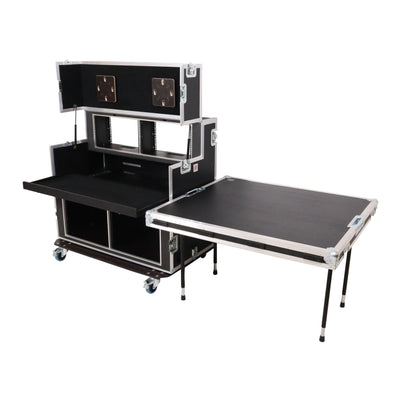 ProX Video Controller Regie 2x 24" Monitors + rack, 560-BRR 9U + 6U by Santosom
