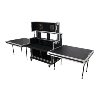 ProX Video Controller Regie 2x 24" Monitors + rack, 560-BRR 9U + 6U by Santosom