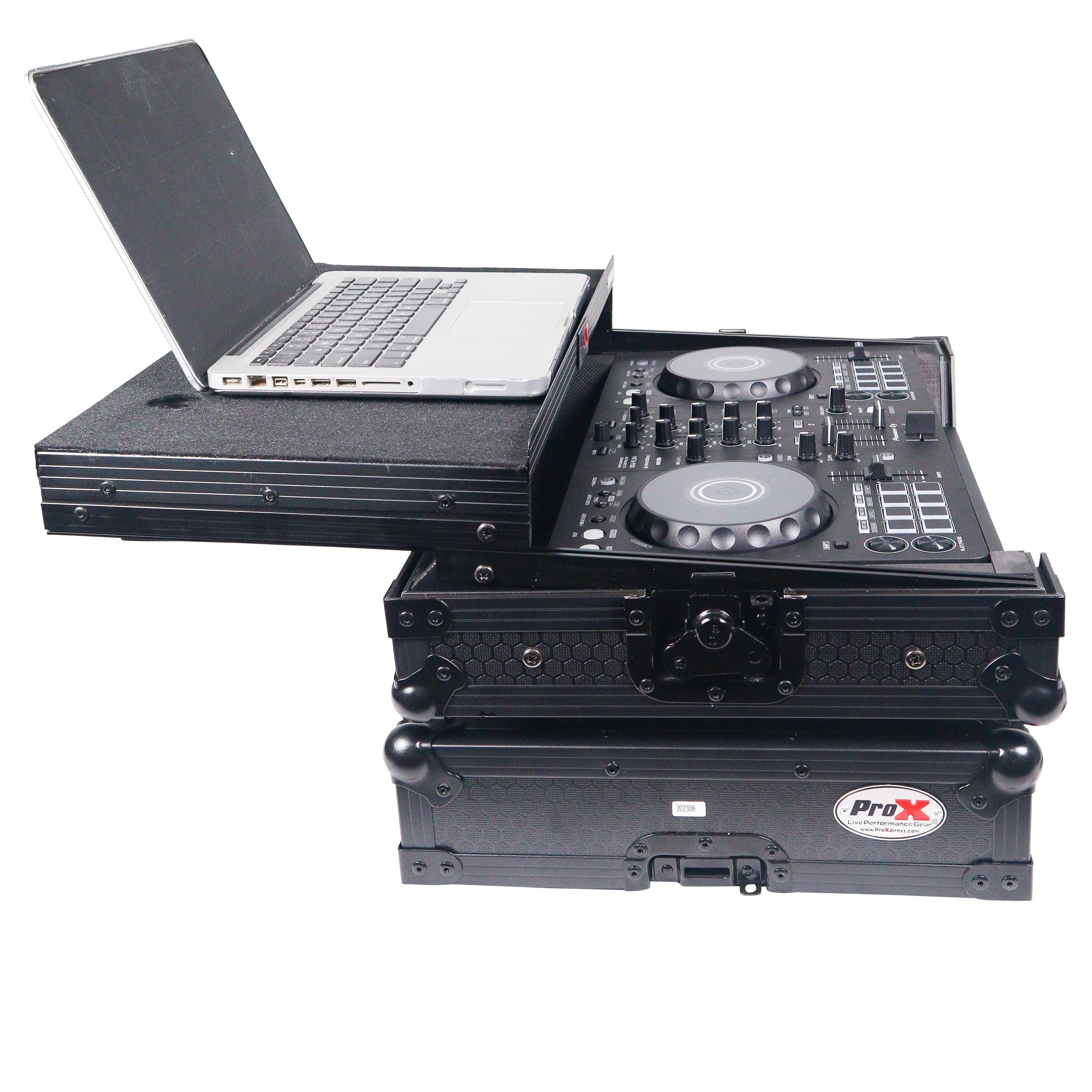 ProX X-DDJFLX4LTBL ATA Flight Case for Pioneer DDJ-FLX4 DDJ-SB3