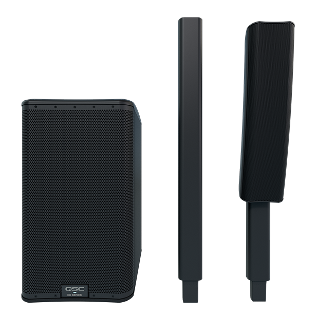 KC12 - Powered 3-Way Column loudspeaker System (Black)