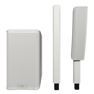 KC12WH - Powered 3-Way Column loudspeaker System (White)