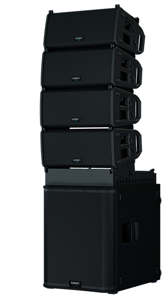 QSC LA108 - Powered Line Array Loudspeaker 8-inch 2-way