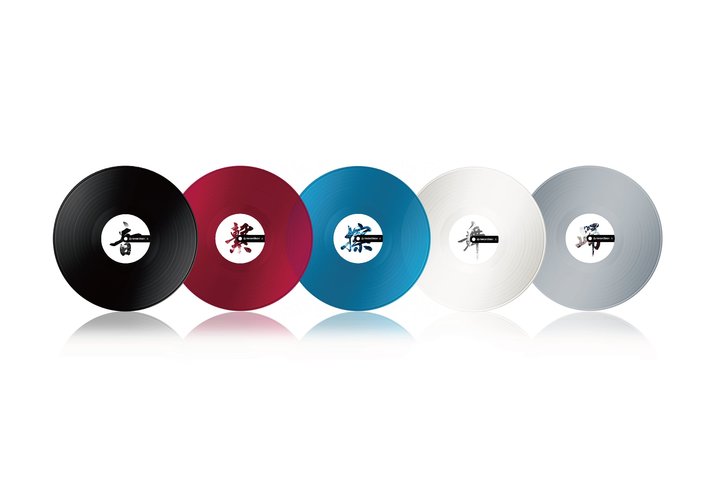 Pioneer DJ RB-VD2-W - rekordbox Control Vinyl (Set of 2) (White)