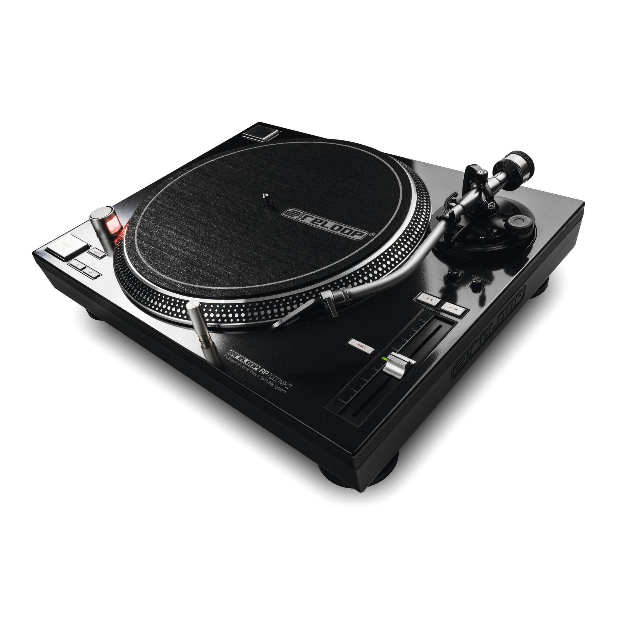 Reloop RP-7000 MK2 - Professional Upper Torque Turntable System (Black)