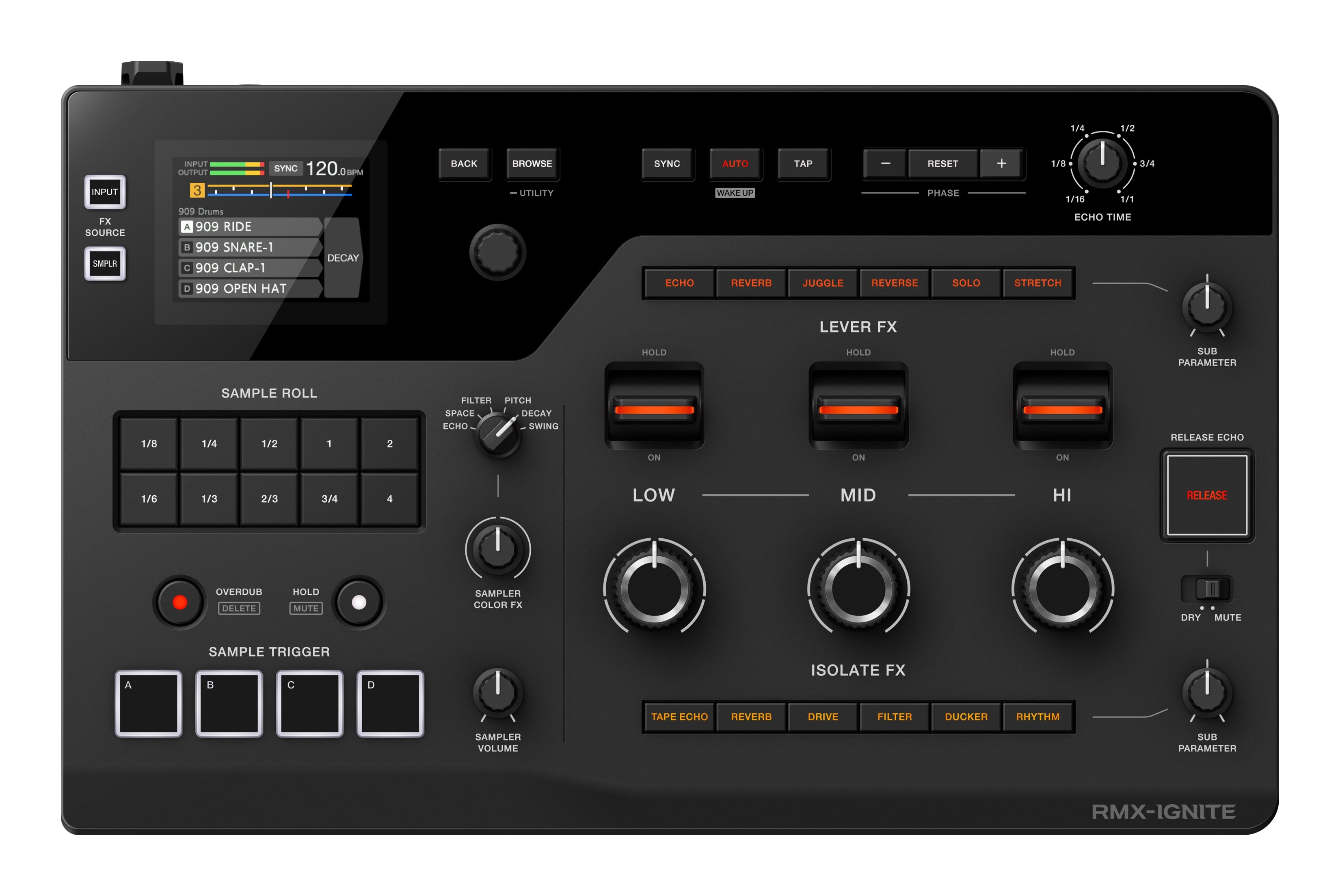 AlphaTheta RMX-IGNITE - DJ Effector - Open Box