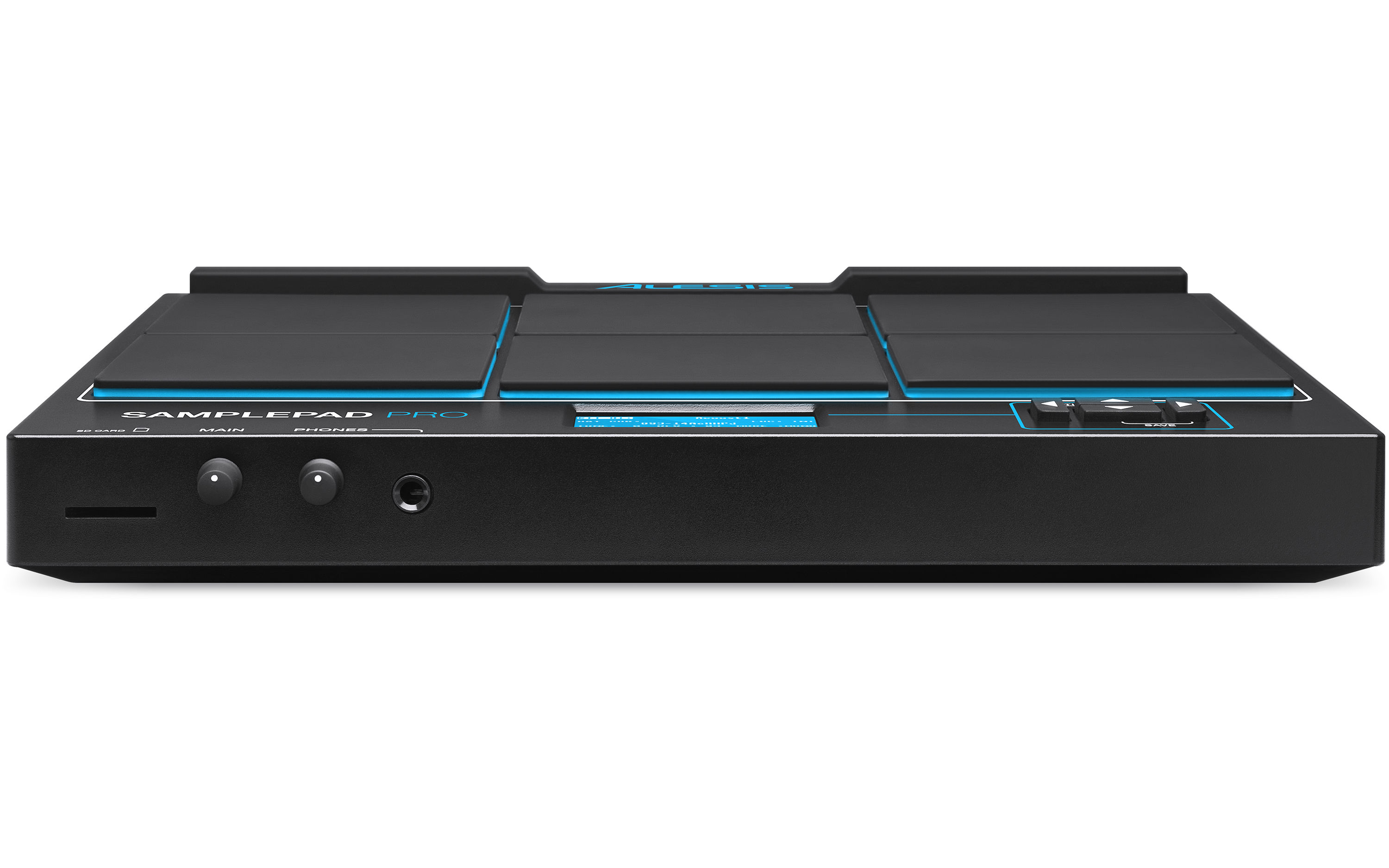Alesis SamplePad Pro - 8-Pad Sample/Loop Player with 200+ Built In Sounds, 1-Dual/1-Single Zone Trigger Inputs and 1/8” Aux Input