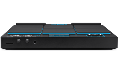 Alesis SamplePad Pro - 8-Pad Sample/Loop Player with 200+ Built In Sounds, 1-Dual/1-Single Zone Trigger Inputs and 1/8” Aux Input