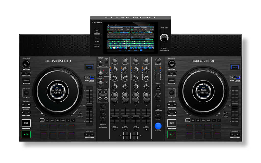 Denon DJ SC LIVE 4 4-Deck Standalone DJ Controller with Built-in