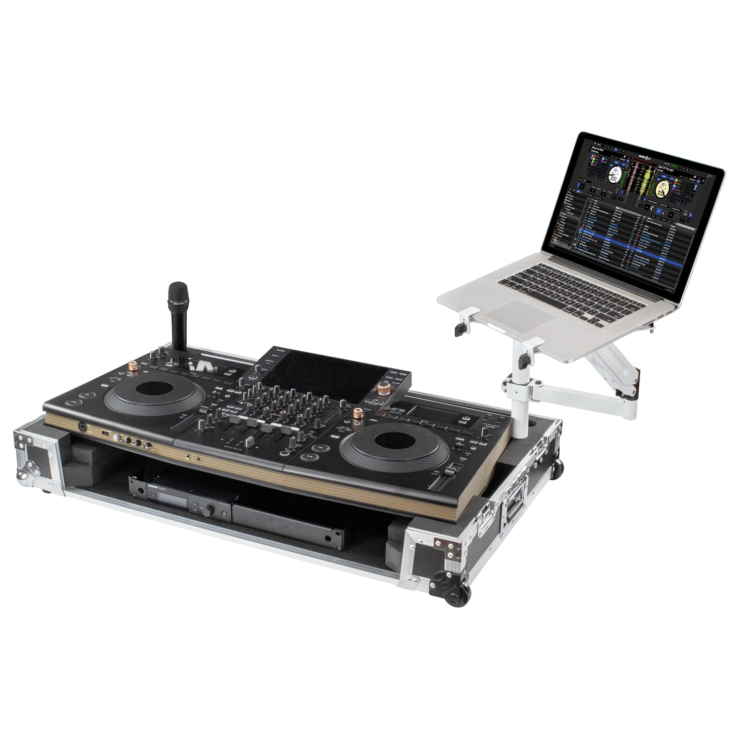 Odyssey SCOPUSQUADCW1 - Pioneer DJ OPUS-QUAD Flight Effects Show Case with Wheels