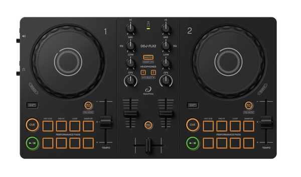 AlphaTheta コンパクト DDJ-FLX2 AlphaTheta DDJ-FLX2 Compact 2-Channel DJ Controller | The DJ Hookup
