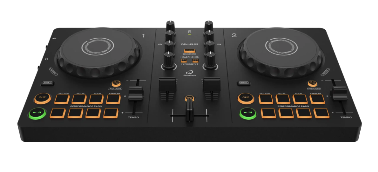 AlphaTheta DDJ-FLX2 - Compact 2-Channel DJ Controller - Open Box!.
