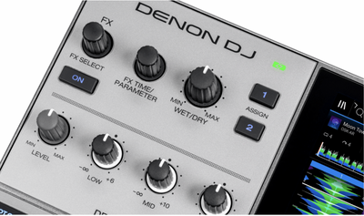 Denon DJ Prime GO+ - Rechargeable Battery-powered, Standalone DJ System with Wi-Fi Streaming