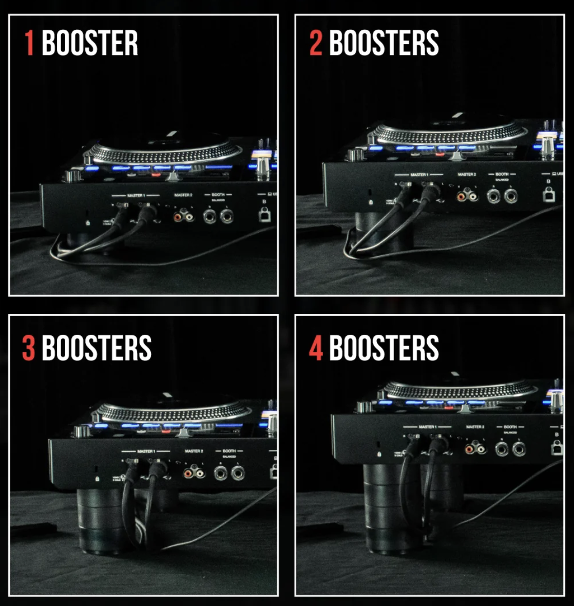 JetPack Booster - 12 Stackable Tick Rubber Pieces
