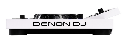 Denon DJ SC LIVE 4 WHITE - 4-Deck Standalone DJ Controller with 7” Touchscreen, Built-in Speakers, and Wi-Fi Connectivity (Limited White Edition)