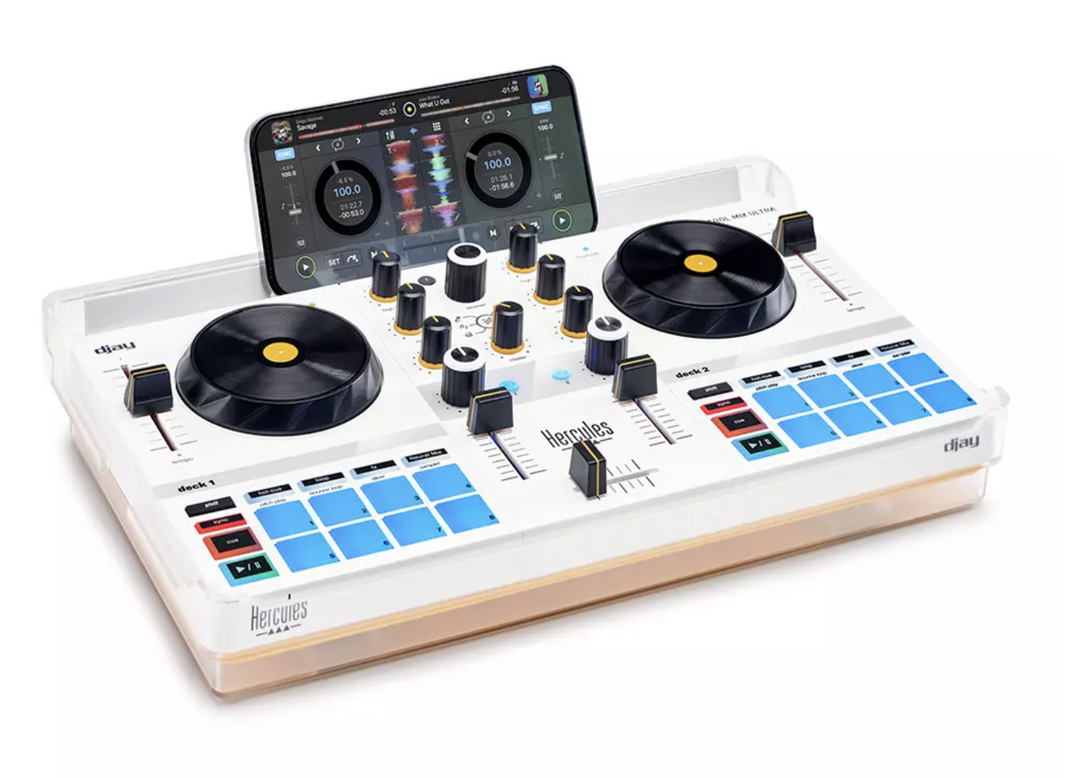 Hercules DJControl Mix Ultra Wireless Compact DJ Controller | The