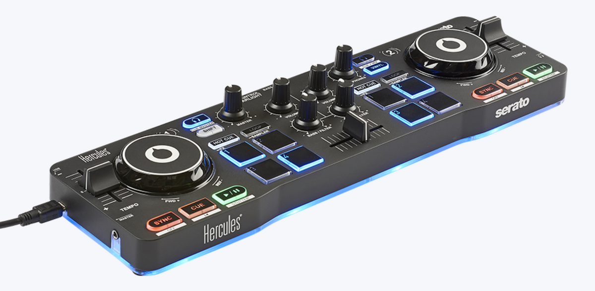 Hercules DJControl Starlight Portable DJ Controller for Serato DJ