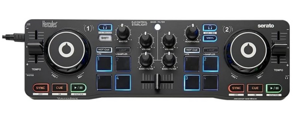 Hercules DJControl Starlight Portable DJ Controller for Serato DJ