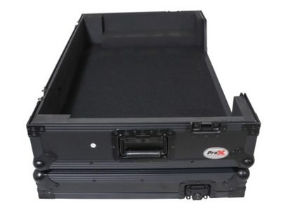 ProX XS-XDJAZ WBL - ATA Flight Case For AlphaTheta XDJ-AZ DJ Controller with 1U Rack Space and Wheels - Black