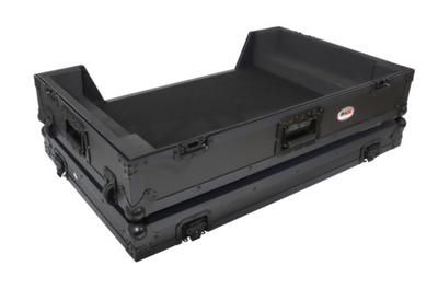ProX XS-XDJAZ WBL - ATA Flight Case For AlphaTheta XDJ-AZ DJ Controller with 1U Rack Space and Wheels - Black