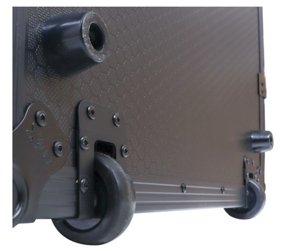 ProX XS-XDJAZ WBL - ATA Flight Case For AlphaTheta XDJ-AZ DJ Controller with 1U Rack Space and Wheels - Black