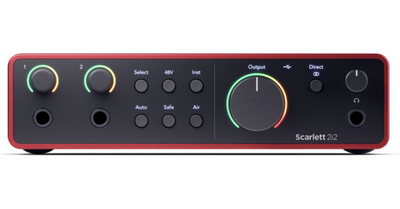 Focusrite Scarlett Scarlett 2i2 (4th Generation) - The Artist's 2-in, 2-out Interface