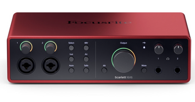 Focusrite Scarlett Scarlett 16i16 (4th Generation) - The Artist's and Producer's 16-in, 16-out Interface