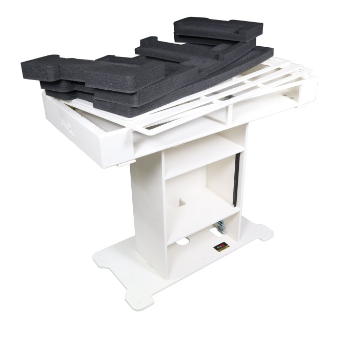ProX XZF-DJXLCTW CASE - DJ Control Tower with 2 Flight cases (White)