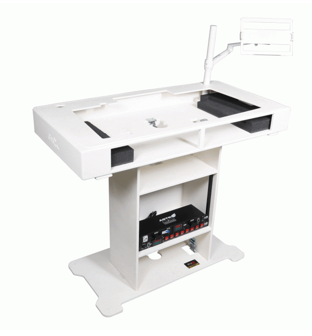 ProX XZF-DJXLCTW CASE - DJ Control Tower with 2 Flight cases (White)