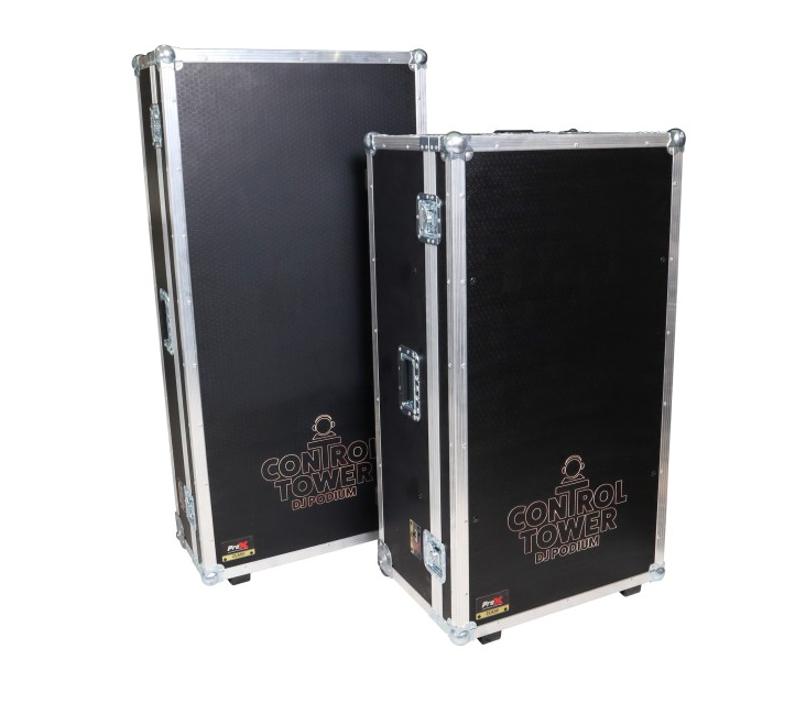 ProX XZF-DJXLCTW CASE - DJ Control Tower with 2 Flight cases (White)