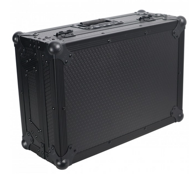 ProX XS-CDBL - Flight Case for Pioneer CDJ-3000 DJS-1000 Denon SC6000 PRIME Large Format CD-Media Player Black on Black