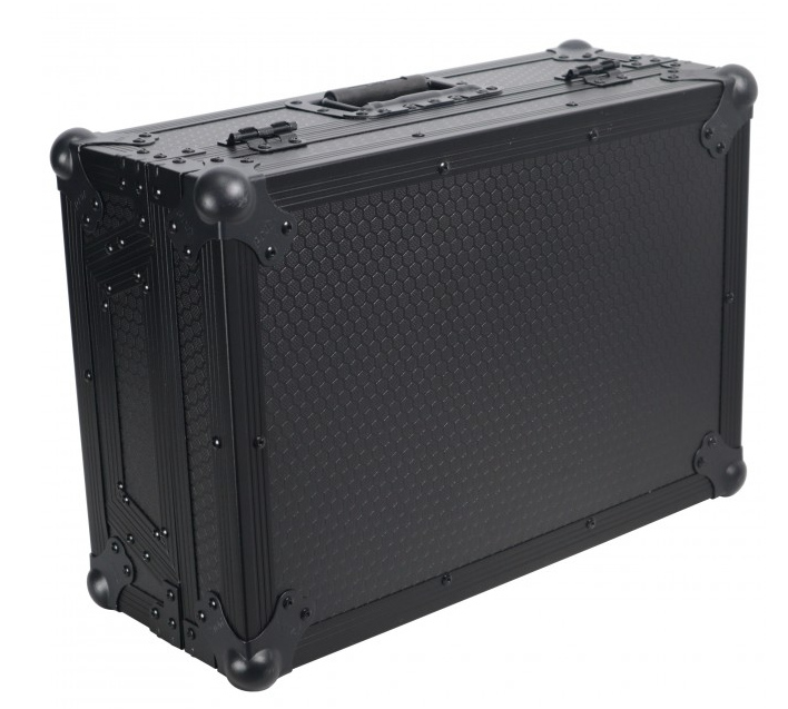 ProX XS-CDBL - Flight Case for Pioneer CDJ-3000 DJS-1000 Denon SC6000 PRIME Large Format CD-Media Player Black on Black