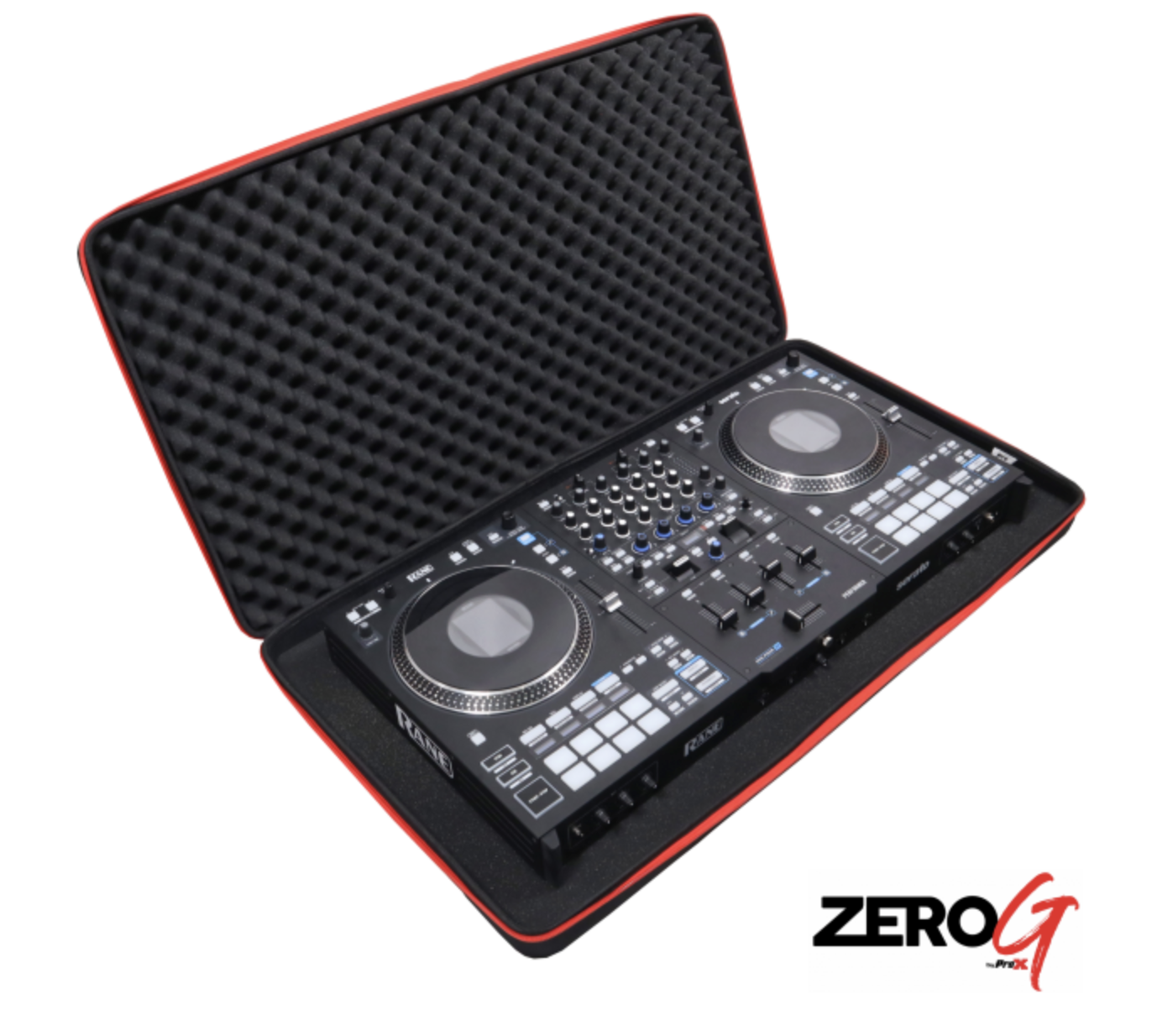 ProX XB-DJCXL - ZeroG Ultra Lightweight Hard Shell DJ Controller Shoulder Strap Bag for Rane FOUR, Performer, Pioneer XDJ-XZ DDJ-SZ2 - X Large