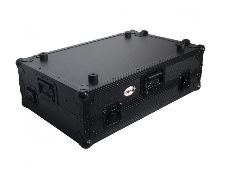ProX XS-RANEONEWLTBL - Flight Case For RANE ONE DJ Controller W-Sliding Laptop Shelf & Wheels| Black on Black
