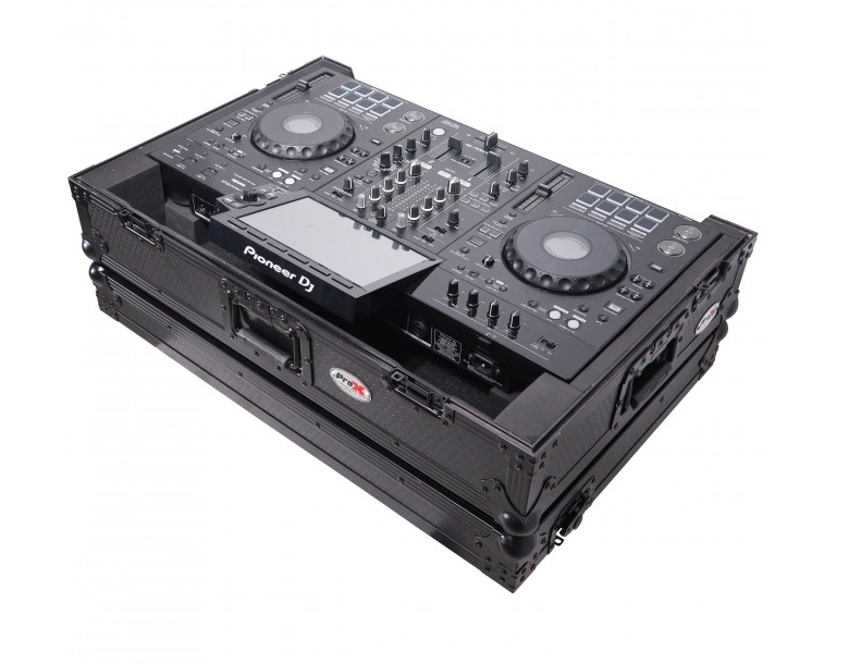 ProX XS-XDJRX3WBL - ATA Flight Case ATA Flight Case For Pioneer XDJ-RX3 DDJ-REV5 DJ Controller with 1U Rack Space and Wheels - Black