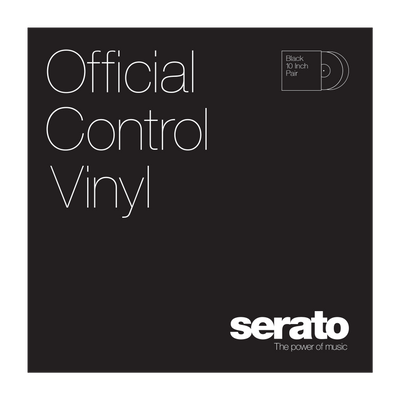 Serato 10'' Performance Series Vinyl - (Pair, Black) 