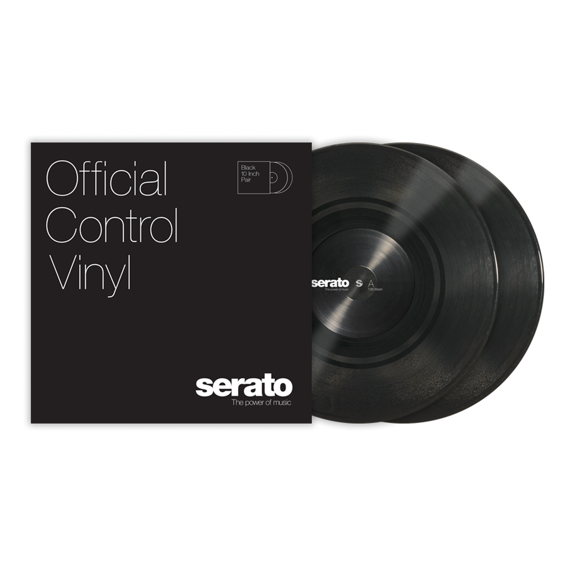 Serato 10'' Performance Series Vinyl - (Pair, Black) 