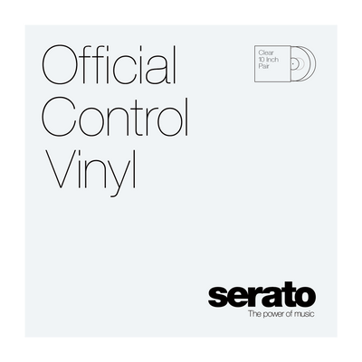 Serato 10'' Performance Series Vinyl - (Pair, Clear) 