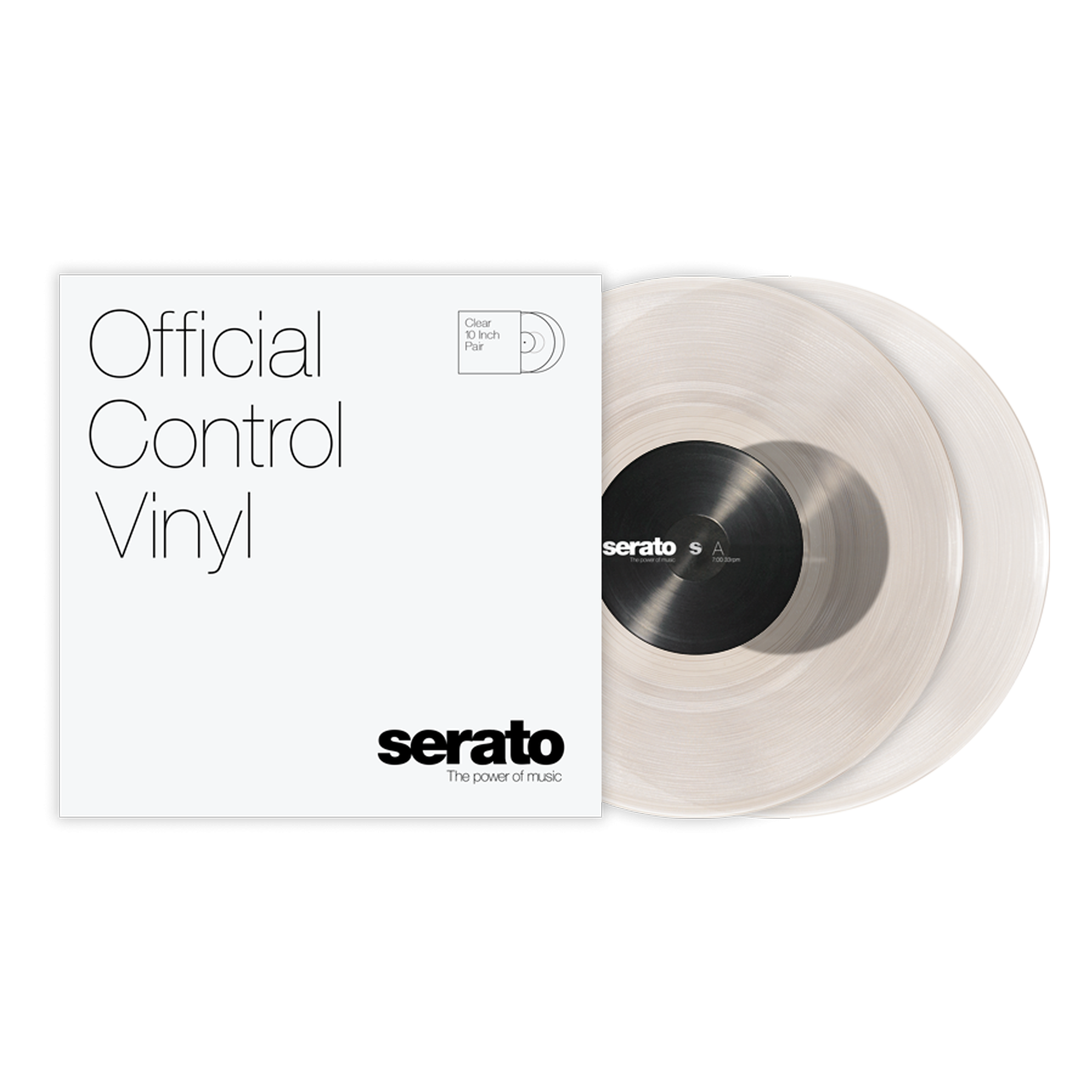 Serato 10'' Performance Series Vinyl - (Pair, Clear) 
